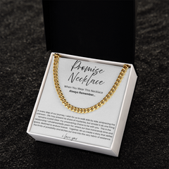 Cuban Link Chain Necklace - Promise Necklace