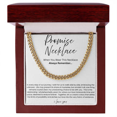 Cuban Link Chain Necklace - Promise Necklace